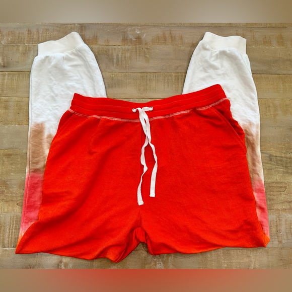 Velvet Heart orange tie dye soft jogger pant bottoms - Picture 3 of 12